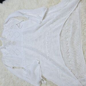 White Knit Sweater Dress